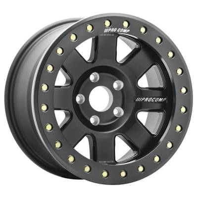 Pro Comp Wheels - Pro Comp Wheels PA75 TRILOGY RACE 17x9 5x5.0 -6mm Black/Milled PXA5175-797347