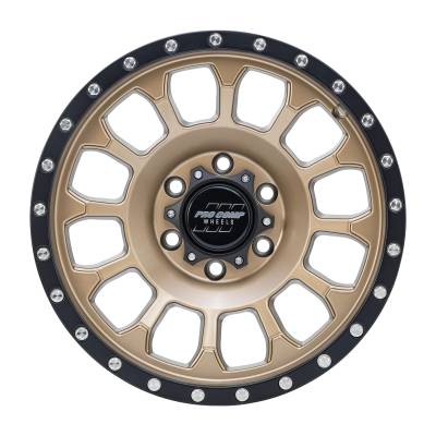 Pro Comp Wheels - Pro Comp Wheels PA34 ROCKWELL 17x8.5 6x135 0mm Matte Bronze/Black PXA9634-78536