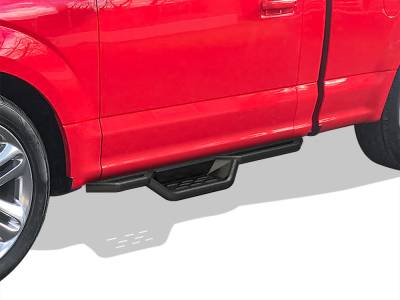 APS - APS Drop Step Nerf Bars Black 07-18 Silverado/Sierra Regular WB03NAI6B