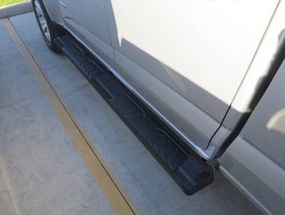 APS - APS S-Series Running Boards Black 15-25 Colorado/Canyon Crew WB03SAI7B