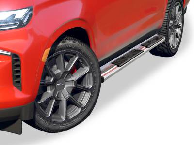 APS - APS S-Series Running Boards Polish 21-25 Chevy Suburban WB03SBB2S