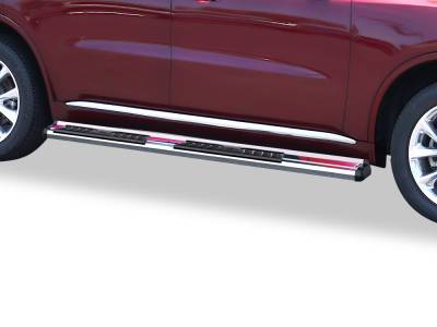 APS - APS S-Series Running Boards Polish for 11-25 Dodge Durango WB04SBE2S