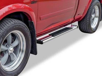 APS - APS S-Series Running Boards Polish for 09-18 RAM 1500/HD Reg WB04SAG8S