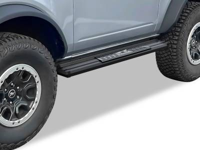 APS - APS S-Series Running Boards Black 21-25 Ford Bronco 2DR WB06SCA2B