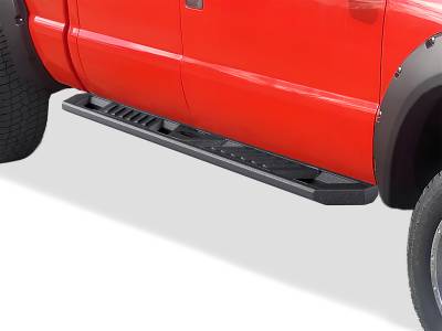 APS - APS A-Series Running Boards Black 99-16 Ford Super Duty Crew WB06AJA1M