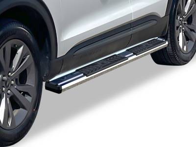 APS - APS S-Series Running Boards Polish 20-25 Ford Explorer WB06SEE2S