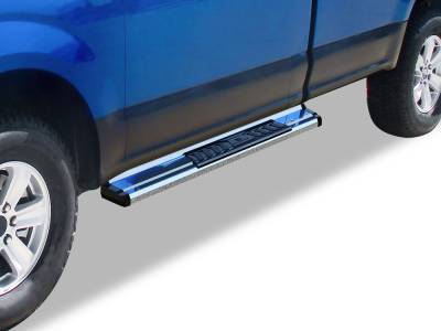 APS - APS S-Series Running Boards Polish 15-25 F150/Super Duty Reg WB06SAH9S