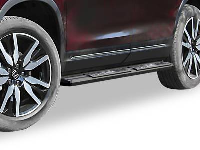 APS - APS S-Series Running Boards Black 16-22 Honda Pilot WB08SCE2B