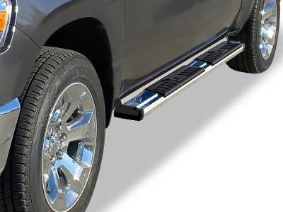 APS - APS S-Series Running Boards Polish for 19-25 RAM 1500 Crew WB04SBE8S