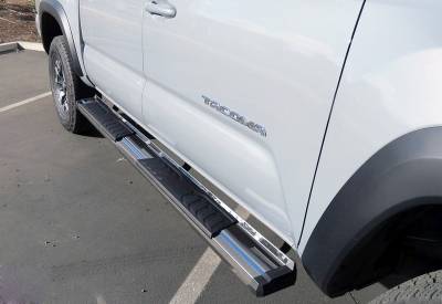 APS - APS S-Series Running Boards Polish for 05-23 Tacoma Double WB20SJE8S