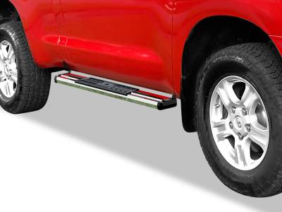 APS - APS S-Series Running Boards Polish for 07-17 Toyota Tundra Reg WB20SAD0S