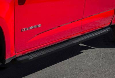 APS - APS WB03TAI7B T-Series Running Boards Black for 15-25 Colorado/Canyon Crew