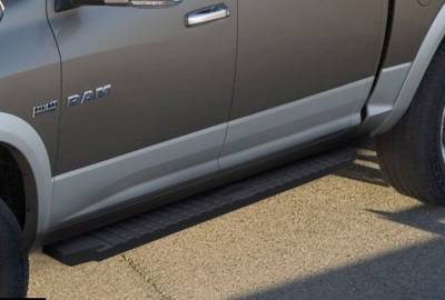 APS - APS T-Series Running Boards Black for 09-18 RAM 1500/HD Crew WB04TBJ8B