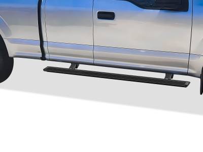 APS - APS W-Series Power Running Boards Black F150/Super Duty Extended PB06WAH8B