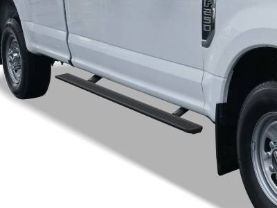 APS - APS W-Series Power Running Boards Black F150/Super Duty Extended PB06WAH7B