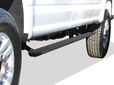 APS - APS W-Series Power Running Boards Black F150/Super Duty Crew PB06WAF6B
