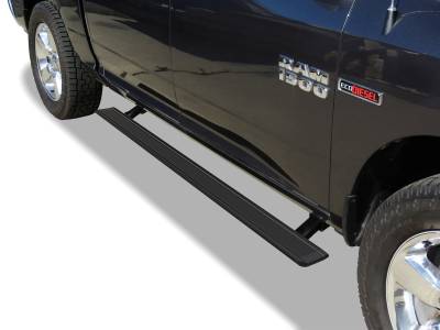 APS - APS PB04WBJ8B W-Series Power Running Boards Black for 13-18 RAM 1500 Crew