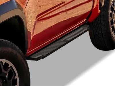 APS - APS T-Series Running Boards Black for 24-25 Tacoma Double WB20TAE8B