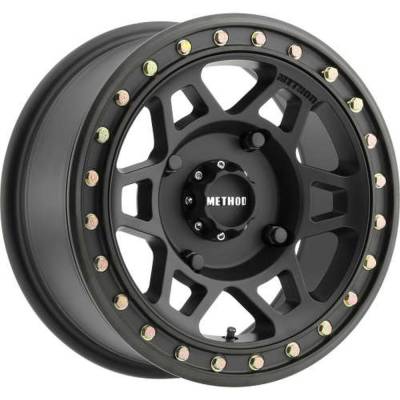 Method Race Wheels - Method Race Wheels MR405 Beadlock 15x7 4x136 38mm Matte Black MR40557047552B