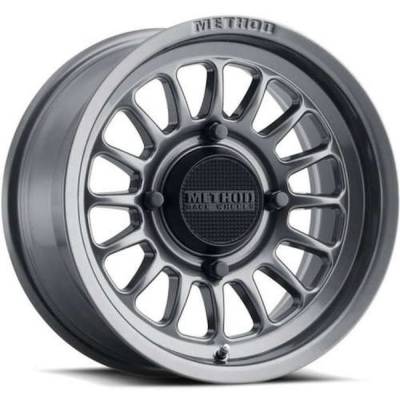 Method Race Wheels - Method Race Wheels MR411 Bead Grip 15x7 4x156 38mm Gloss Titanium MR41157046852
