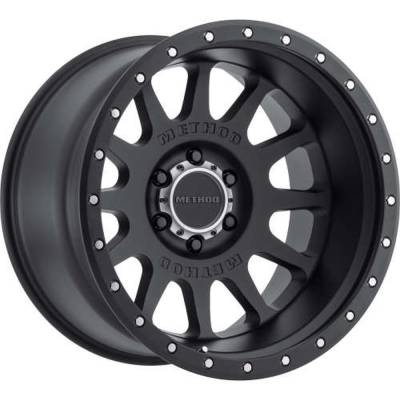 Method Race Wheels - Method Race Wheels MR605 NV 20x10 5x5.0 -24mm Matte Black MR60521050524N