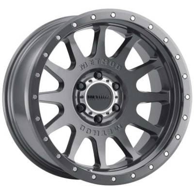 Method Race Wheels - Method Race Wheels MR605 NV 20x10 6x5.5 -24mm Gloss Titanium MR60521060824N