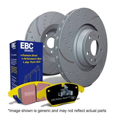 EBC Brakes - EBC Brakes S5KF2169 S5 Kits Yellowstuff & GD Rotors for 24 Corsair