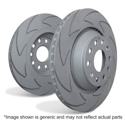 EBC Brakes - EBC Brakes BSD2163 BSD Series Sport Rotor Set w/Ultra Quiet V Slot Configuration
