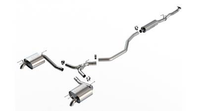 Borla - Borla 140983 S-Type Cat-Back Exhaust Single Split Rear Exit 23-25 Accord 1.5L
