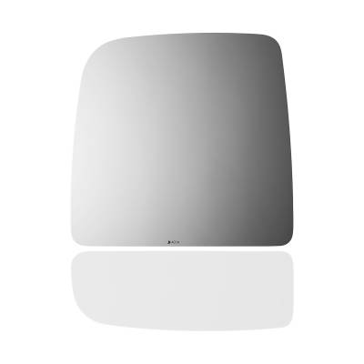 Burco - Burco 4014 Left Upper Door Mirror GLASS ONLY for 04-15 Nissan Titan