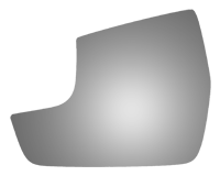 Burco - Burco 4654 15-19 Lincoln MKC Door Mirror Glass Left Lower