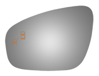 Burco - Burco 4664B Left Door Mirror GLASS ONLY for 2017 Toyota Mirai