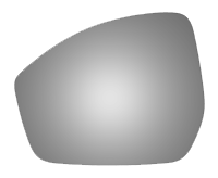 Burco - Burco 4661 Jaguar Land Rover Door Mirror Glass Left