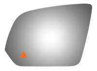 Burco - Burco 4703BC 16-22 Mercedes-Benz Metris Left Door Mirror GLASS ONLY