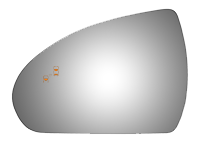 Burco - Burco 4725BC Left Door Mirror GLASS ONLY for Hyundai