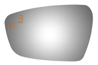 Burco - Burco 4728BC Left Door Mirror GLASS ONLY for Kia