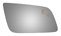 Burco - Burco 5615BC Right Door Mirror Glass for 14-17 Chevrolet SS