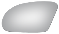 Burco - Burco 2616 93-97 Ford Probe Left Door Mirror GLASS ONLY