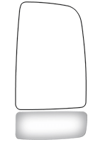 Burco - Burco 3920 Right Door Side View Mirror Glass for 07-11 Sprinter 2500/3500