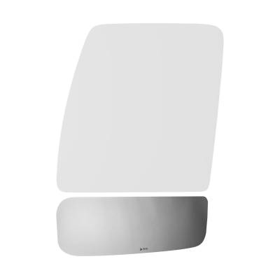 Burco - Burco 3940 Left Lower Door Mirror GLASS ONLY for Nissan