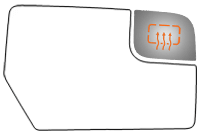 Burco - Burco 3951H Ford/Lincoln Heated Right Upper Door Mirror GLASS ONLY