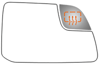 Burco - Burco 3954H Heated Ford/Lincoln Heated Right Upper Door Mirror GLASS ONLY