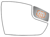 Burco - Burco 3947H Heated Right Door Mirror GLASS ONLY for Ford Upper