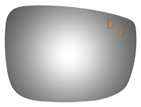 Burco - Burco 5730BC Right Door Mirror Glass for Mazda