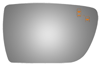 Burco - Burco 5737BC Right Door Mirror GLASS ONLY for 15-17 Hyundai Azera