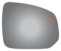 Burco - Burco 5747BC 16-25 Volvo XC90 Door Mirror Glass Right