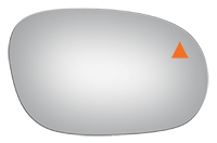 Burco - Burco 5389BC Right Door Mirror GLASS ONLY for 15-21 Dodge Challenger