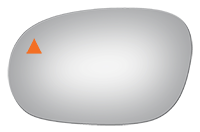 Burco - Burco 4312BC Left Door Mirror Glass for 15-21 Dodge Challenger