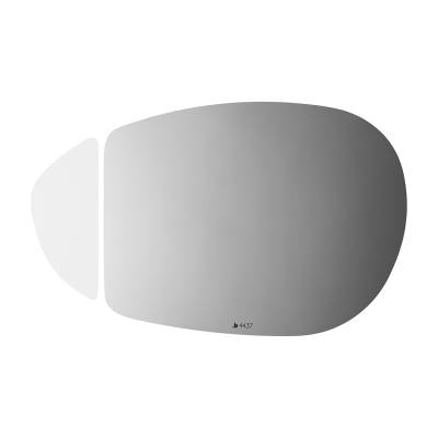 Burco - Burco 4437 12-19 Fiat 500 Left Door Mirror GLASS ONLY