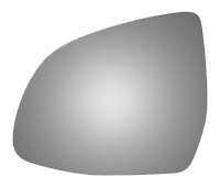 Burco - Burco 4591 Left Door Mirror GLASS ONLY for BMW